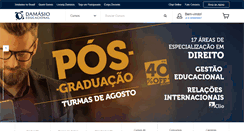 Desktop Screenshot of damasio.com.br